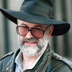 Terry Pratchett, an English author of fantasy novels. 3rd December 1992 Terry Pratchett, an English author of fantasy novels. 3rd December 1992