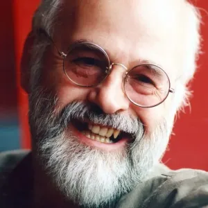 Terry Pratchett, an English author of fantasy novels. 6th June 1996 Terry Pratchett, an English author of fantasy novels. 6th June 1996