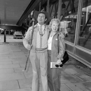Terry Scott and June Whitfield at London Heathrow Airport Picture taken 15th Terry Scott and June Whitfield at London Heathrow Airport Picture taken 15th