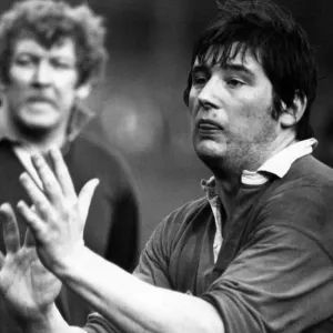 Terry Shaw, Newbridge Rugby Union Player, match action, 13th February 1983 Terry Shaw, Newbridge Rugby Union Player, match action, 13th February 1983