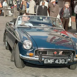Terry Waite is reunited with his beloved MGB sports car Terry Waite is reunited with his beloved MGB sports car