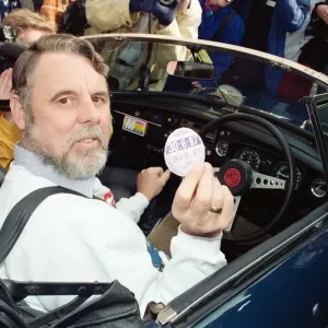 Terry Waite is reunited with his beloved MGB sports car Terry Waite is reunited with his beloved MGB sports car