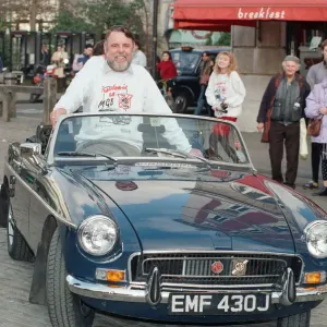 Terry Waite is reunited with his beloved MGB sports car Terry Waite is reunited with his beloved MGB sports car