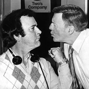 Terry Wogan the TV Presenter with Jimmy young