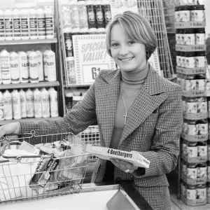 Tesco Supermarket Store, London, 9th May 1977. Tesco Supermarket Chain has made