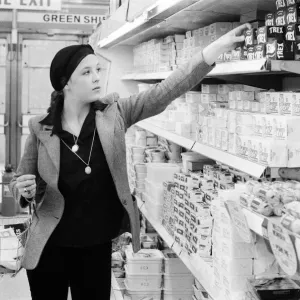 Tesco Supermarket Store, London, 9th May 1977. Tesco Supermarket Chain has made