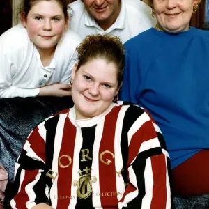 Test tube baby Louise Brown with sister Natalie and parents John Test tube baby Louise Brown with sister Natalie and parents John