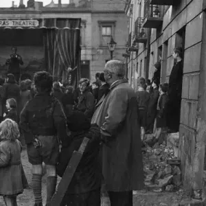 Blitzed London Streets Theatre Tours Print 1944