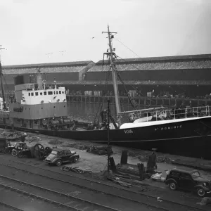 St Dominic Trawler Print, St Andrews Dock 1958 St Dominic Trawler Print, St Andrews Dock 1958