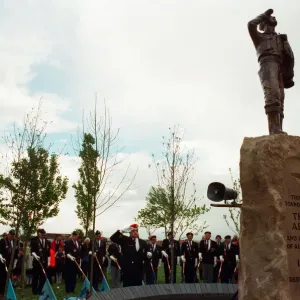 Thornaby Aerodrome Memorial Print: 8th May 1997 Unveiling Thornaby Aerodrome Memorial Print: 8th May 1997 Unveiling