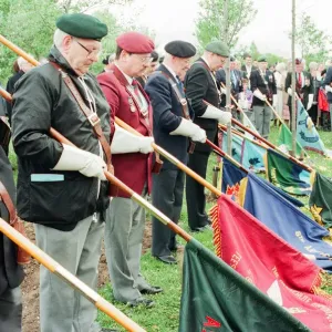 Thornaby Aerodrome Memorial, Unveiling and service of dedication, Thornaby, 8th May 1997