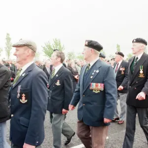 Thornaby Aerodrome Memorial, Unveiling and service of dedication, Thornaby, 8th May 1997