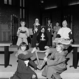 Thornaby Church of England school play. 1972