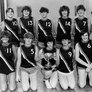Thornby Ladies Basketball Team Division One Print 1983 Thornby Ladies Basketball Team Division One Print 1983