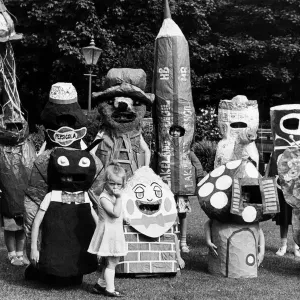 Three-Year-Old Helen Place at Saltburn Carnival Print 1979