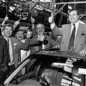 John Prescott Thumbs Up Print 7th February 1992