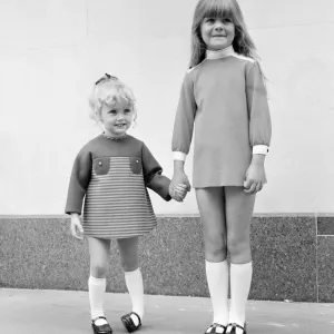 Tick a Tee Clothing Print: Children Model Boutique Range in London 1968 Tick a Tee Clothing Print: Children Model Boutique Range in London 1968