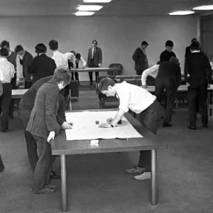 Tiddleywinks final played at Warwick university, Coventry. 2nd April 1967 Tiddleywinks final played at Warwick university, Coventry. 2nd April 1967
