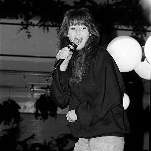 Tiffany Jan 1988 Pop star performed at Trocadero, 21st January 1988