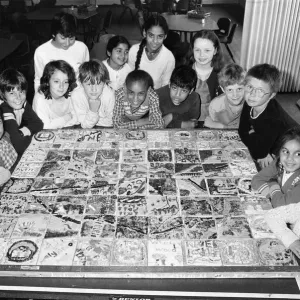 Coley Primary School Tile Mural Print, June 1985