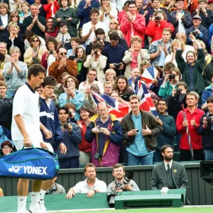 Tim Henman vs Richard Krajicek Wimbledon 1997 Print Tim Henman vs Richard Krajicek Wimbledon 1997 Print