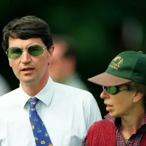 Tim Lawrence with Princess Anne at Gatcombe Park, Print