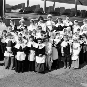 Upper Whitley School 17th Century Day, 10th July 1989 Print Upper Whitley School 17th Century Day, 10th July 1989 Print