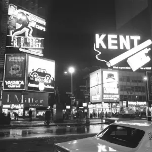 Times Square and Duffy Street New York 25th January 1970 Times Square and Duffy Street New York 25th January 1970