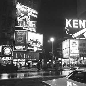 Times Square and Duffy Street New York 25th January 1970