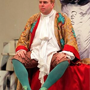TIMOTHY SPALL I IN A SCENE FROM THE PLAY - LE BOURGEOIS GENTILHOMME - MAY 1992