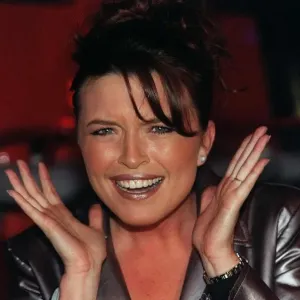 Tina Hobley Actress March 1998, Coronation Street actress on the Pepsi Max ride Tina Hobley Actress March 1998, Coronation Street actress on the Pepsi Max ride