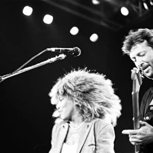 Tina Turner Concert with special guest Eric Clapton, at Wembley Stadium, London