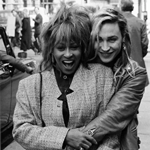 Tina Turner singer with Marilyn 1984