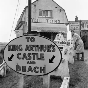 Tintagel, Cornwall. 13th April 1961 Tintagel, Cornwall. 13th April 1961