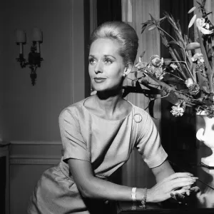 Tippi Hedren at Claridges Hotel Print, 23rd August 1963 Tippi Hedren at Claridges Hotel Print, 23rd August 1963