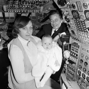 Today six-month old Kathy Frith believed to be the first baby to fly supersonic Today six-month old Kathy Frith believed to be the first baby to fly supersonic