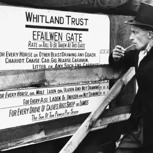The Toll Gate Keeper, Efailwen 1965 Print The Toll Gate Keeper, Efailwen 1965 Print