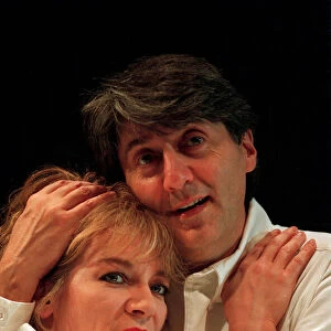 Tom Conti as Lyman and Clare Higgins as Leah in Arthur Millers