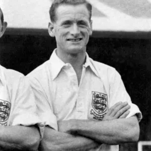 Tom Finney Print - Preston North End and England 1953 Tom Finney Print - Preston North End and England 1953