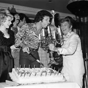 Tom Jones Birthday Party Print - June 1974 Tom Jones Birthday Party Print - June 1974