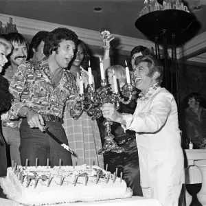 Tom Jones birthday party in Las Vegas with guests Liberace, Sonny Bono, Dionne Warwick Tom Jones birthday party in Las Vegas with guests Liberace, Sonny Bono, Dionne Warwick