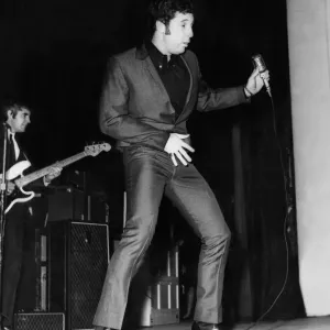 Tom Jones at Sophia Gardens Pavillion, Cardiff, 1966 Print Tom Jones at Sophia Gardens Pavillion, Cardiff, 1966 Print