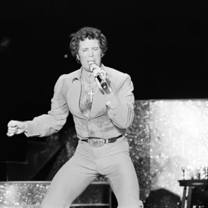 Tom Jones in concert in America. April 1983 Tom Jones in concert in America. April 1983