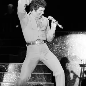 Tom Jones in concert in America. April 1983 Tom Jones in concert in America. April 1983