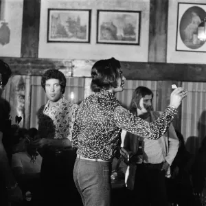 Tom Jones and Engelbert Humperdinck meet in a British style pub in Sacramento, California Tom Jones and Engelbert Humperdinck meet in a British style pub in Sacramento, California