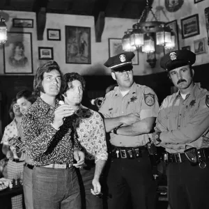 Tom Jones and Engelbert Humperdinck meet in a British style pub in Sacramento, California Tom Jones and Engelbert Humperdinck meet in a British style pub in Sacramento, California