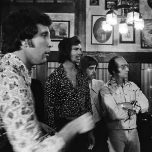 Tom Jones and Engelbert Humperdinck meet in a British style pub in Sacramento, California Tom Jones and Engelbert Humperdinck meet in a British style pub in Sacramento, California