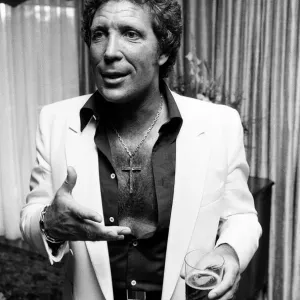Tom Jones at his London hotel. 3rd September 1983
