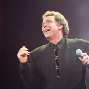 Tom Jones performing during The Simple Truth
