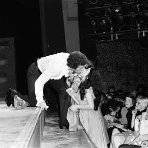 Tom Jones performs at the Olympia, Paris. 23rd April 1979